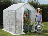 Polytunnel greenhouse 2x2x2.2 m, 4 m², Transparent