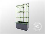 Kutija za sadnice CityJungle s 2 pokrova, kutija za samozalijevanje, 62x33x128cm, Antracit