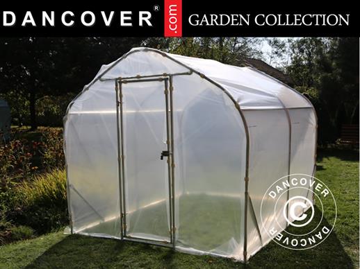 Polytunnel Greenhouse SEMI PRO 2x3.75x2 m, Transparent