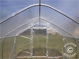 Polytunnel Greenhouse SEMI PRO 3x6.25x2.15 m, Transparent