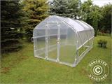 Polytunnel Greenhouse SEMI PRO Plus 2x7.5x2 m, Transparent ONLY 1 PCS. LEFT