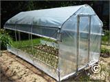 Polytunnel Greenhouse SEMI PRO Plus 4x10x2.40 m, Transparent