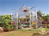 Greenhouse Polycarbonate Balance 8.9 m², Palram/Canopia, 2.44x3.67x2.29 m, Silver
