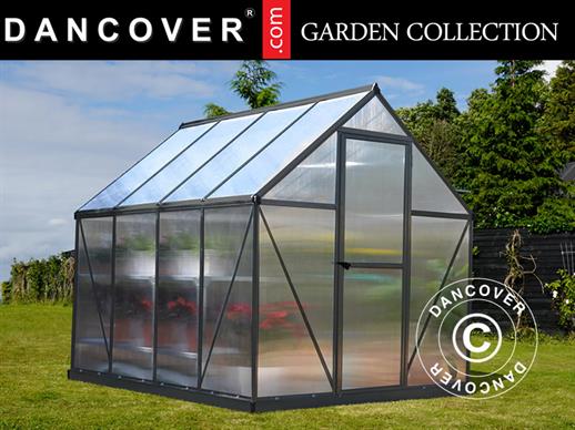 Greenhouse polycarbonate 4.6 m², Palram/Canopia, 1.85x2.47x2.08 m, Grey