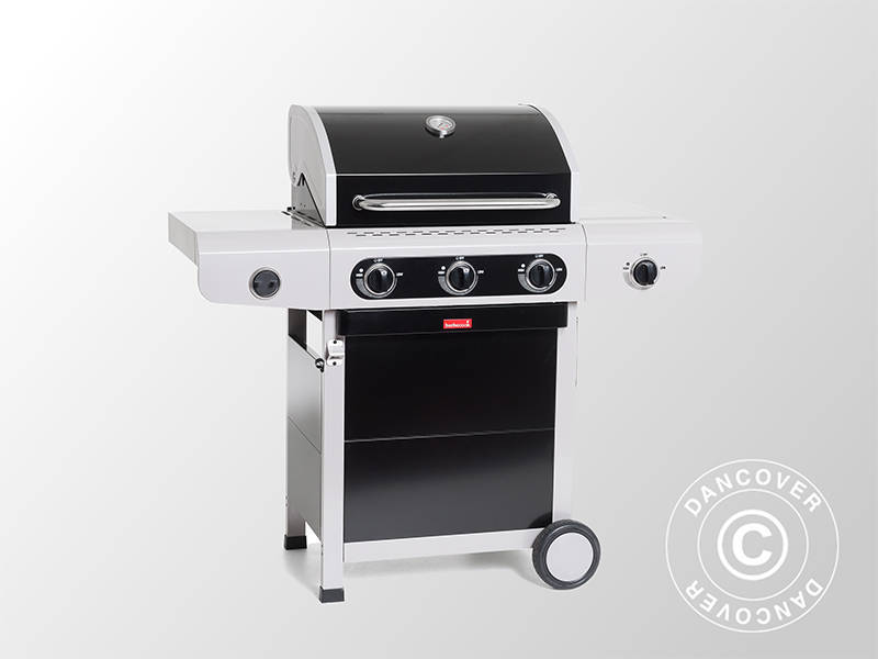 Verblinding overhead consumptie Gas Barbecue Grill Barbecook Siesta 310P, 56x124x118 cm, Black -  Dancovershop GR