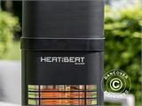 Terassilämmitin Heat and Beat Tower Bluetoothilla, 2200W, Musta