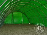 Tunnel agricole 9,15x12x4,5m, PVC, Blanc