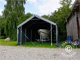 Storage shelter PRO XL 3.5x10x3.3x3.94 m, PVC, Grey
