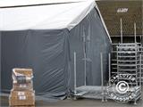 Storage shelter Titanium 6x6x3,5x5,5 m, White/Grey