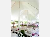 Tenda para festas Exclusive 6x12m PVC, "Arched", Branco