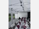 Tenda para festas Exclusive 6x12m PVC, "Arched", Branco