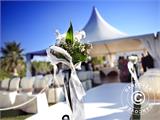 Marquee Exclusive 6x12 m PVC, Grey/White