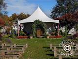 Marquee Exclusive 6x12 m PVC, Grey/White