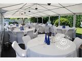 Partyzelt Exclusive 6x12m PVC, Weiß, Panorama
