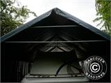 Capannone tenda PRO 4x10x2x3,1m, PVC, Grigio