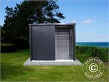 Abrigo de Jardim/Gabinete de metal c/porta deslizante 1,65x0,8x1,31m, ProShed®, Antracite