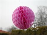 Lopta s uzorkom pčelinjeg saća, 30 cm, Ružičasta, 10 kom.