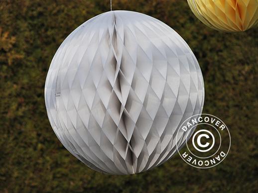 Honeycomb Ball, 50 cm, White, 10 pcs. 