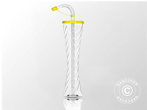 Slush timglas, genomskinlig/gul, 54 st.