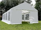 Tente de réception PLUS 5x10 m PE, Blanc + Cadre de rigidification