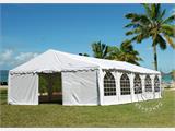 Tente de réception Exclusive 6x12m PVC, Blanc