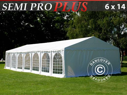 Tente de réception Semi PRO Plus 6x14 m PVC
