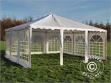 Pagodetent Partyzone Exclusive 6x6 m PVC, Wit