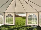 Tente Pagode Exclusive 6x6 m PVC, Blanc