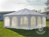 Pagodi teltta Exclusive 6x6 m PVC, Valkoinen