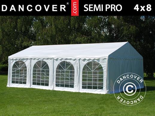 Namiot imprezowy SEMI PRO Plus 4x8m PCV, Biały