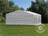 SmartPack solução 2-em-1: Tenda para festas Original 5x10m, Branca/Gazebo 3x3m, Areia