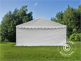 SmartPack solução 2-em-1: Tenda para festas Original 5x10m, Branca/Gazebo 3x3m, Areia