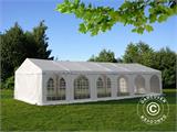Rozwiązanie SmartPack 2w1: namiot imprezowy Exclusive 6x12m, biały/pawilon ogrodowy 4x4m, piaskowy