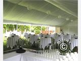 Tenda profissional para festas EventZone 12x15m PVC, Branco