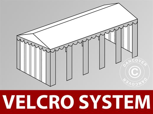 Copertura del tetto in Velcro per il tendone Original 5x10m, Bianco/Grigio