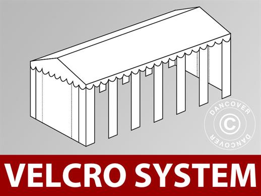 Copertura del tetto in Velcro per il tendone SEMI PRO Plus CombiTents® 7x12m, Bianco
