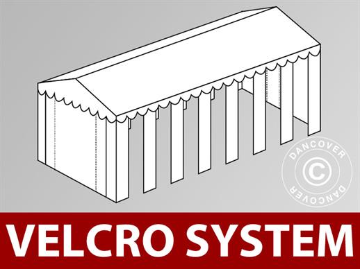 Copertura del tetto in Velcro per il tendone Exclusive CombiTents® 6x14m, Bianco