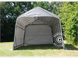 Tente Abri Garage PRO 3,77x7,3x3,18m, PVC, Vert