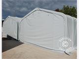 Lagerzelt Garagen PRO 6x6x3,7m PVC, Grau