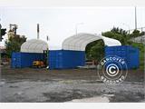 Container Shelter PVC 6x6.05x1.8 m, White