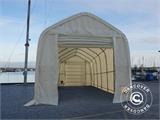 Laivu telts Oceancover 5,5x15x4,1x5,3m, PE, Balts