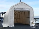 Laivu telts Oceancover 5,5x15x4,1x5,3m, PVC, Balts