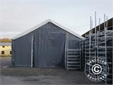 Zelthalle Titanium 6x6x3,5x5,5m, Weiß/Grau