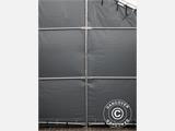 Storage shelter Titanium 6x12x3.5x5.5 m, White/Grey