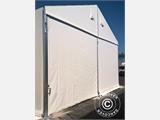 Industrial Storage Shelter Alu 15x15x6.03 m w/sliding gate, PVC, White
