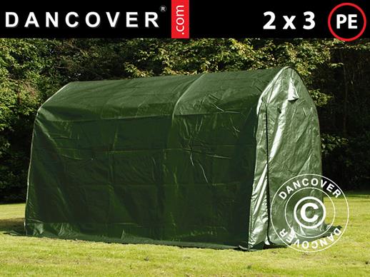 Tenda de armazenamento PRO 2x3x2m PE, Verde
