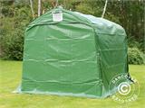 Noliktavas telts PRO 2,4x3,6x2,34m PVC, Zaļš