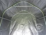 Skladišni šator PRO 2x2x2m PE, s pokrovom, Siva