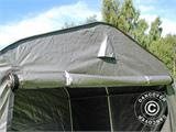 Skladišni šator PRO 2,4x2,4x2m, PE, s pokrovom, Siva