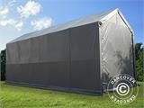 Tente de Stockage PRO XL 3,5x10x3,3x3,94m, PVC, Gris
